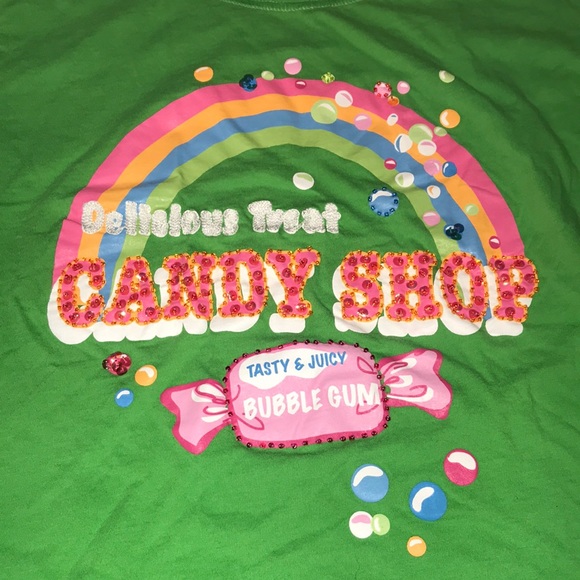 Green beaded Candy LaSENZA TEE - Picture 4 of 5